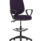 Eclipse Plus II Task Operator Office Chair in Bespoke Tansy Purple with matching back and hi-rise draughtsman kit.