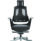 Zure High Back Black Shell Executive Office Chair with Arms, featuring a breathable mesh back and ergonomic support.