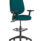 Eclipse Plus II Task Operator Office Chair in Bespoke Maringa Teal with hi-rise draughtsman kit and matching back colour.