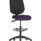 Eclipse Plus II Task Operator Office Chair in Bespoke Tansy Purple with Black back and Hi Rise Draughtsman Kit.
