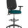 Eclipse Plus II Task Operator Office Chair, Bespoke Maringa Teal seat, black back, with Hi Rise Draughtsman Kit.
