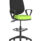Eclipse Plus II Task Operator Chair in Bespoke Myrrh Green with Black back and hi rise draughtsman kit.
