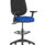 Eclipse Plus II Task Operator Chair in Bespoke Stevia Blue with black back and hi-rise draughtsman kit.