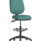 Eclipse Plus II Task Operator Office Chair in Bespoke Quest Kelp with matching back, featuring a hi-rise draughtsman kit.