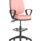 Eclipse Plus II Task Operator Office Chair in Bespoke Quest Shrimp with matching back and Hi Rise Draughtsman Kit.