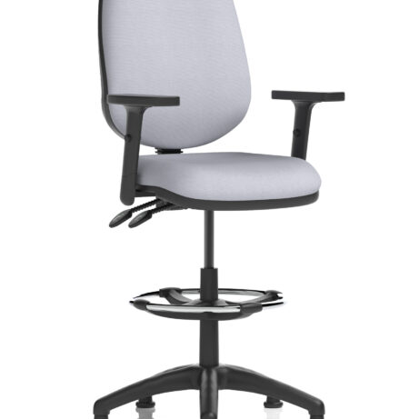 Eclipse Plus II Task Operator Chair with Hi Rise Draughtsman Kit, Bespoke Quest Shell and matching back colour.