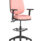 Eclipse Plus II Task Operator Chair in Bespoke Quest Shrimp with matching back, featuring a Hi Rise Draughtsman Kit.