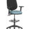 Eclipse Plus II Task Operator Office Chair with Bespoke Rivet Quench seat and black back, featuring Hi Rise Draughtsman Kit.