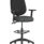 Eclipse Plus II Task Operator Office Chair, Bespoke Quest Mussel seat, black back, with hi-rise draughtsman kit and armrests.