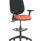 Eclipse Plus II Task Operator Chair, Bespoke Quest Crab seat, black back, with hi-rise draughtsman kit and armrests.