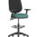 Eclipse Plus II Task Operator Chair in Bespoke Quest Kelp with black back, featuring a hi-rise draughtsman kit.