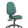 Eclipse Plus XL High Back Task Operator Office Chair, Bespoke Quest Kelp, armless design with adjustable features.