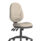 Eclipse Plus XL High Back Task Operator Chair in Bespoke Quest Salt, no arms, adjustable features, black base.
