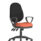 Eclipse Plus XL High Back Task Operator Chair in Bespoke Quest Crab with loop arms and black fabric back.