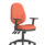 Eclipse Plus XL High Back Task Operator Chair in Bespoke Quest Crab with height adjustable arms.