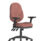 Eclipse Plus XL High Back Task Operator Chair in Bespoke Rivet Forge with height adjustable and folding arms.