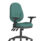 Eclipse Plus XL High Back Task Operator Chair in Bespoke Quest Kelp with height adjustable and folding arms.