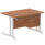 Impulse 1200mm Cantilever Straight Desk With Single Fixed Pedestal