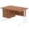 Impulse 1200mm Cantilever Straight Desk With Single Fixed Pedestal