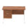 Impulse 1200mm Cantilever Straight Desk With Single Fixed Pedestal