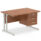 Impulse 1200mm Cantilever Straight Desk With Single Fixed Pedestal