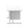 Impulse 1200mm Cantilever Straight Desk With Single Fixed Pedestal