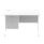 Impulse 1200mm Cantilever Straight Desk With Single Fixed Pedestal