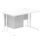 Impulse 1200mm Cantilever Straight Desk With Single Fixed Pedestal