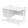 Impulse 1200mm Cantilever Straight Desk With Single Fixed Pedestal