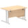 Impulse 1200mm Cantilever Straight Desk With Single Fixed Pedestal