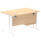 Impulse 1200mm Cantilever Straight Desk With Single Fixed Pedestal