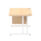 Impulse 1200mm Cantilever Straight Desk With Single Fixed Pedestal