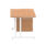 Impulse 1200mm Cantilever Straight Desk With Single Fixed Pedestal