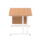 Impulse 1200mm Cantilever Straight Desk With Single Fixed Pedestal