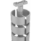 Cable Spine in grey, featuring two compartments, a cable exit, and a weighted base, measuring 745mm in length.