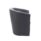Tub Armchair in durable black PU with plush back and generous padding, designed for reception and breakout areas.