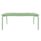 Rectangular Breeze Aluminium Slatted Table in Fair Green finish.