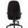 Galaxy Medium Back Task Operator Office Chair in black fabric, featuring adjustable arms and a sturdy base for mobility.