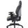 Galaxy Medium Back Task Operator Office Chair in black fabric with adjustable arms and five-star base, shown from the side.
