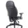 Galaxy Medium Back Task Operator Office Chair in black fabric, featuring adjustable arms and sturdy wheeled base for mobility.
