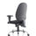 Lisbon Medium Back Task Office Chair with height-adjustable arms, ergonomic design, and chrome base.