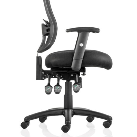Portland III High Mesh Back Task Operator Office Chair with Arms