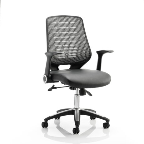 Relay Medium Mesh Back Task Operator Office Chair with Arms