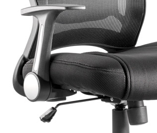 Zeus Medium Mesh Back Task Operator Office Chair with Arms