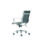Nola Black Leather Executive Office Chair with Arms