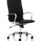 Nola Black Leather Executive Office Chair with Arms