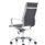 Nola Black Leather Executive Office Chair with Arms