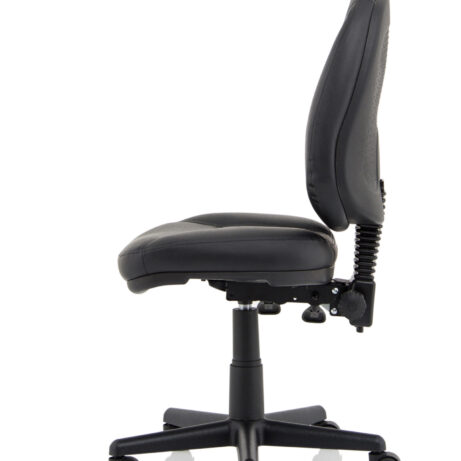 Jackson Medium Back Black Leather Task Operator Office Chair