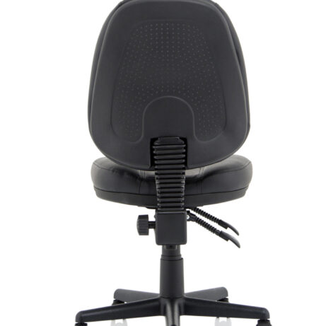 Jackson Medium Back Black Leather Task Operator Office Chair