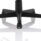 Jackson Medium Back Black Leather Task Operator Office Chair